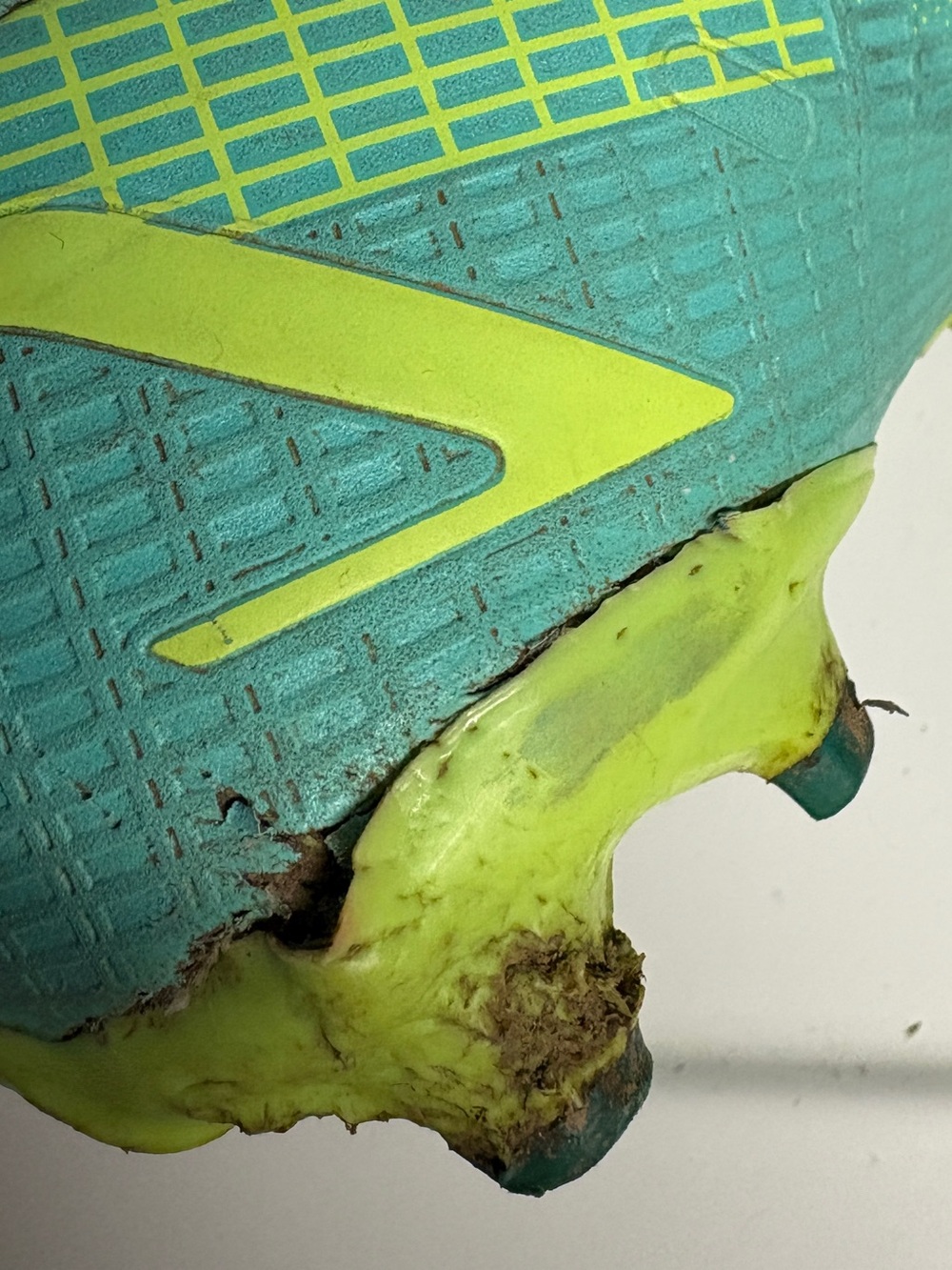 Nike Mercurial Vapor Soccer Cleats, Youth Size 2.5, Dynamic Turquoise/ Lime Glow - Picture 7 of 7